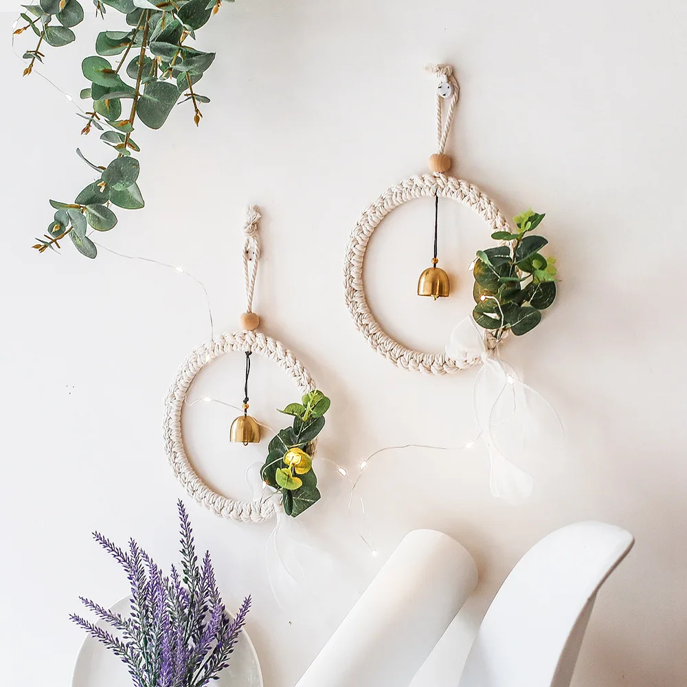 Bell Weaving Pendant Bedroom Decoration Children's Room Layout Supplies Weaving Tapestry Cotton Handmade Pendant Bedroom Decor
Bell Weaving Pendant Bedroom Decoration Children's Room Layout Supplies Weaving Tapestry Cotton Handmade Pendant Bedroom Decor