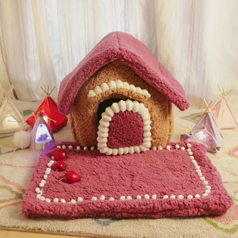 Dog Bed Pet House Cat Accessories Warm for Winter Deep Sleep Kennel Foldable Mat Pets Nest For Small Medium High Quality CW446
Dog Bed Pet House Cat Accessories Warm for Winter Deep Sleep Kennel Foldable Mat Pets Nest For Small Medium High Quality CW446