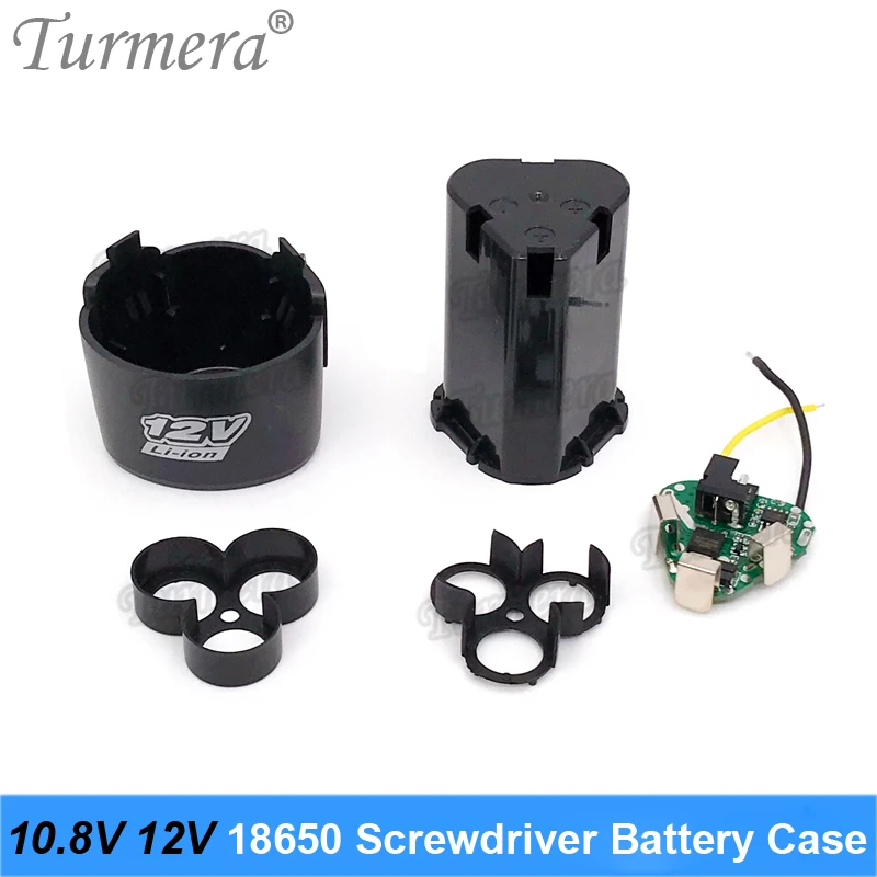 Turmera 3S 10.8V 12V Screwdriver Drill Battery Case Box with 18650 Hoder Brackets 3S 30A BMS Board for Shura Shrika Replace Use
Turmera 3S 10.8V 12V Screwdriver Drill Battery Case Box with 18650 Hoder Brackets 3S 30A BMS Board for Shura Shrika Replace Use