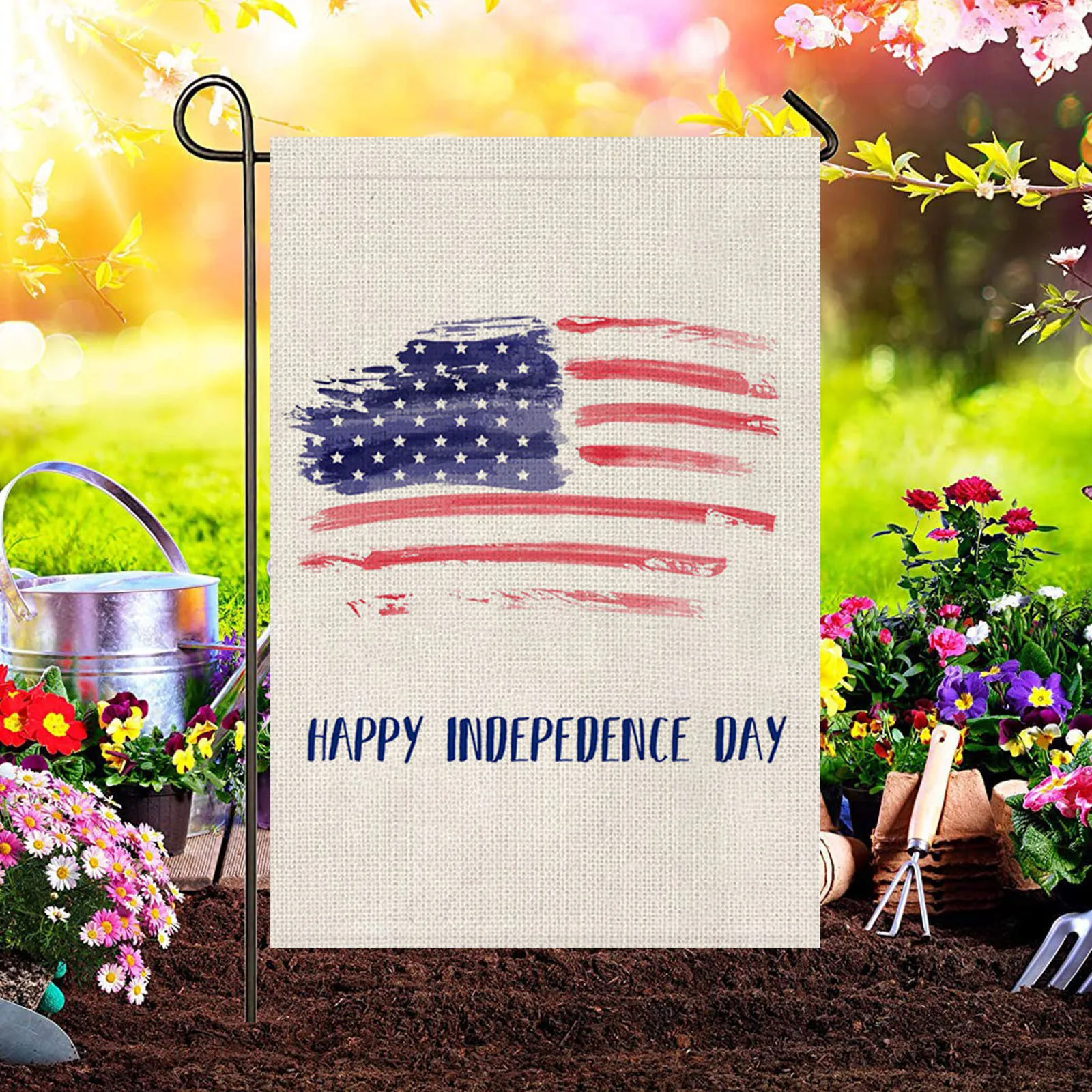 Patriotic One Nation Under Welcome Garden Flag Inch Double Sided Independence Day Memorial 20 Ft Flag Pole Kit with Solar Light
Patriotic One Nation Under Welcome Garden Flag Inch Double Sided Independence Day Memorial 20 Ft Flag Pole Kit with Solar Light