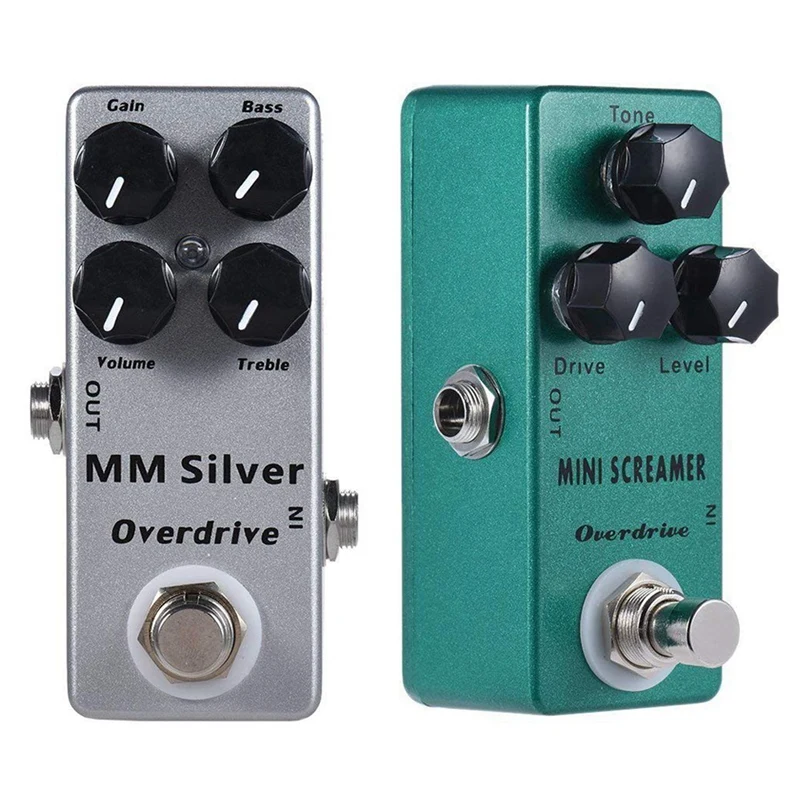 Mosky 2Pcs Electric Guitar Effect Pedal Full Metal Shell True Bypass - Mm Overdrive & Mini Screamer
Mosky 2Pcs Electric Guitar Effect Pedal Full Metal Shell True Bypass - Mm Overdrive & Mini Screamer