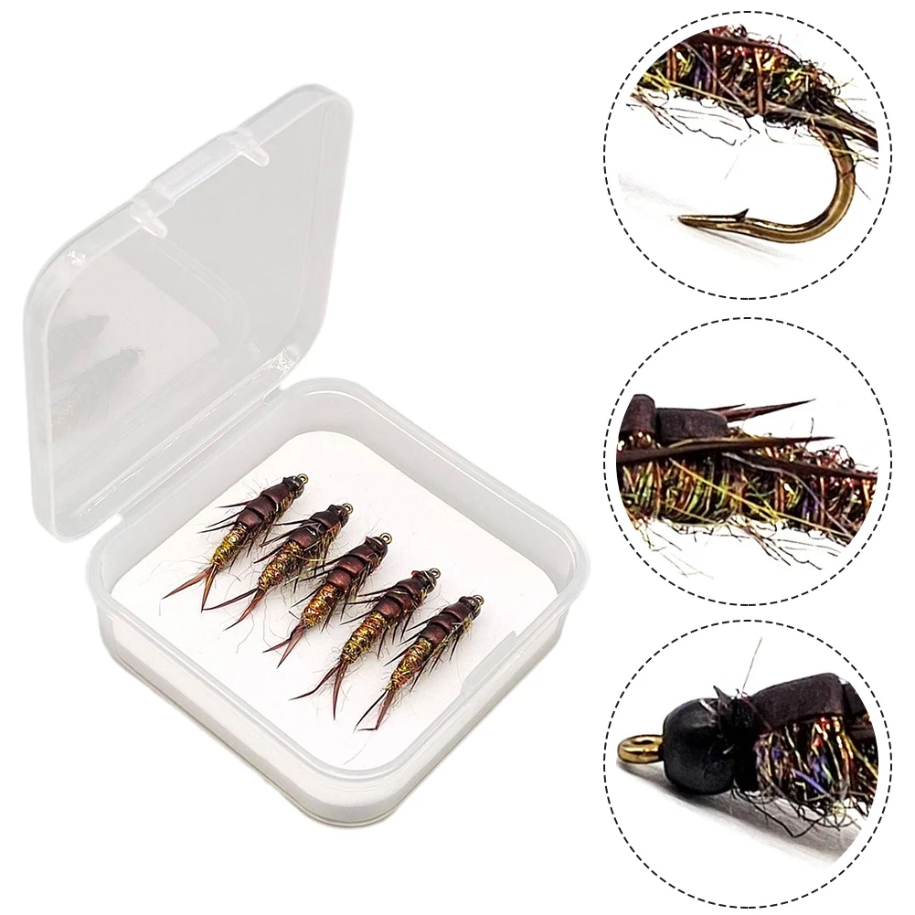 5 шт. приманка для ловли нахлыстом Nymph Stonefly, искусственная приманка для форели, окуня, серого, искусственные приманки, рыболовные снасти, аксессуары
5 шт. приманка для ловли нахлыстом Nymph Stonefly, искусственная приманка для форели, окуня, серого, искусственные приманки, рыболовные снасти, аксессуары