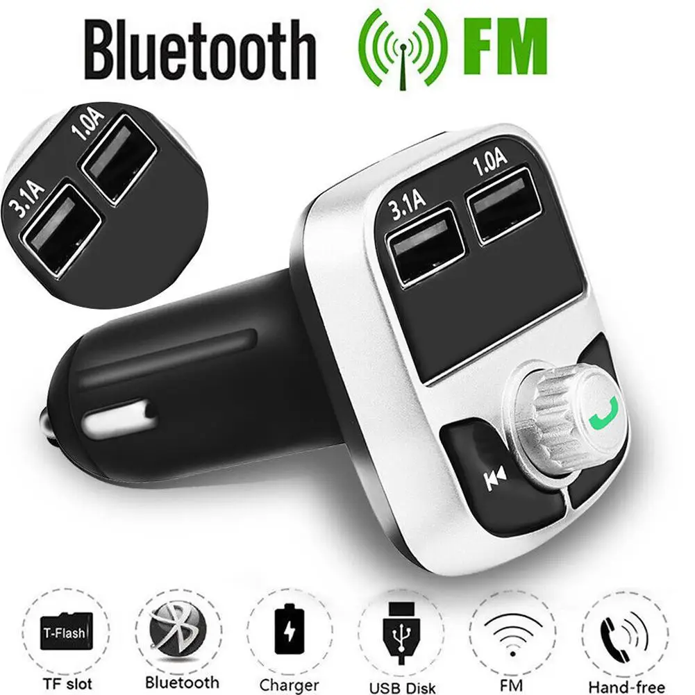 Bluetooth-compatible Car Fm Transmitter Wireless Radio Adapter Usb Charger Mp3 Player With Noise Reduction Function
Bluetooth-compatible Car Fm Transmitter Wireless Radio Adapter Usb Charger Mp3 Player With Noise Reduction Function