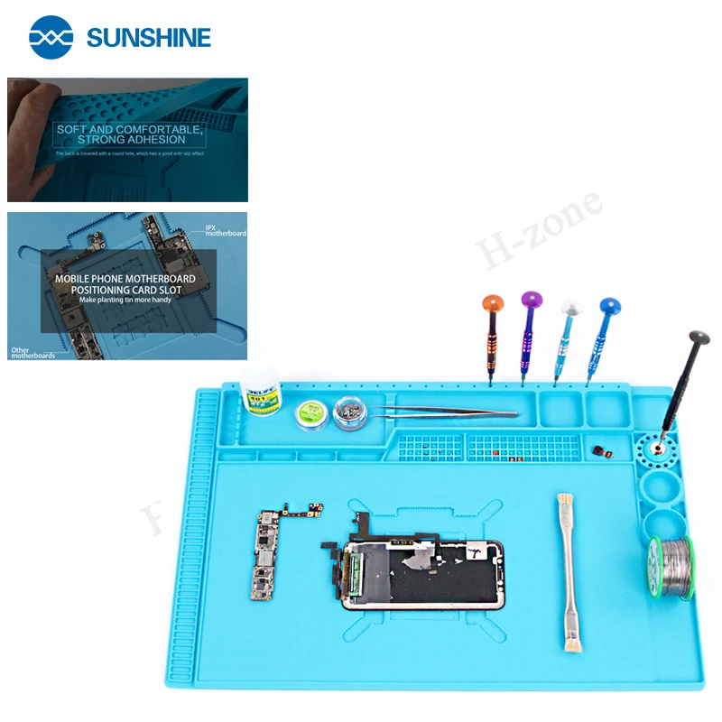SUNSHINE 3D Heat Insulation Silicone Soldering Pad Magnetic High Temperature Heat-resistant Insulator Platform Repair SS-004E
SUNSHINE 3D Heat Insulation Silicone Soldering Pad Magnetic High Temperature Heat-resistant Insulator Platform Repair SS-004E