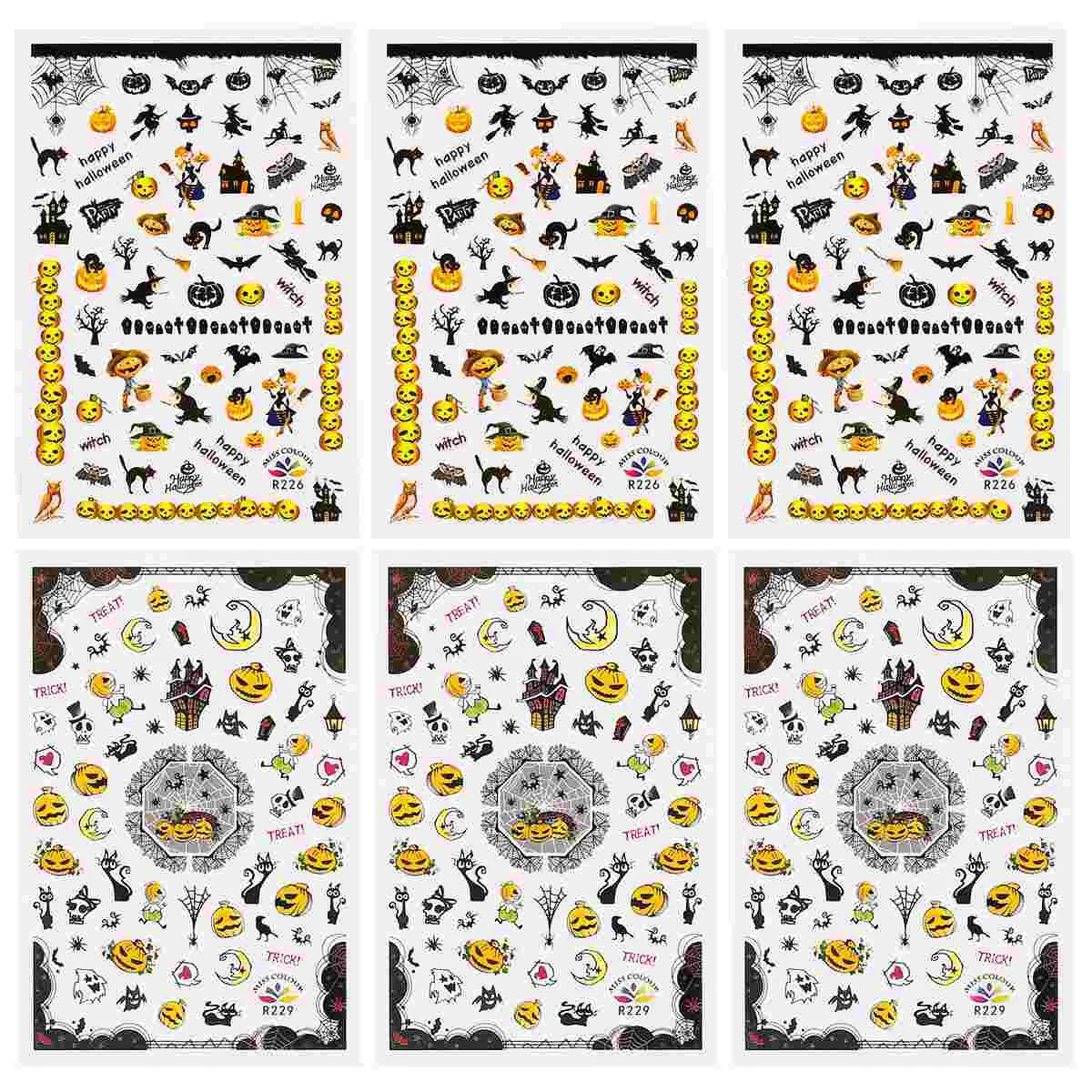 6 Sheets Decals Horror Scary Manicure Sticker Nail Sticker Nail Decals Manicure Decal
6 Sheets Decals Horror Scary Manicure Sticker Nail Sticker Nail Decals Manicure Decal