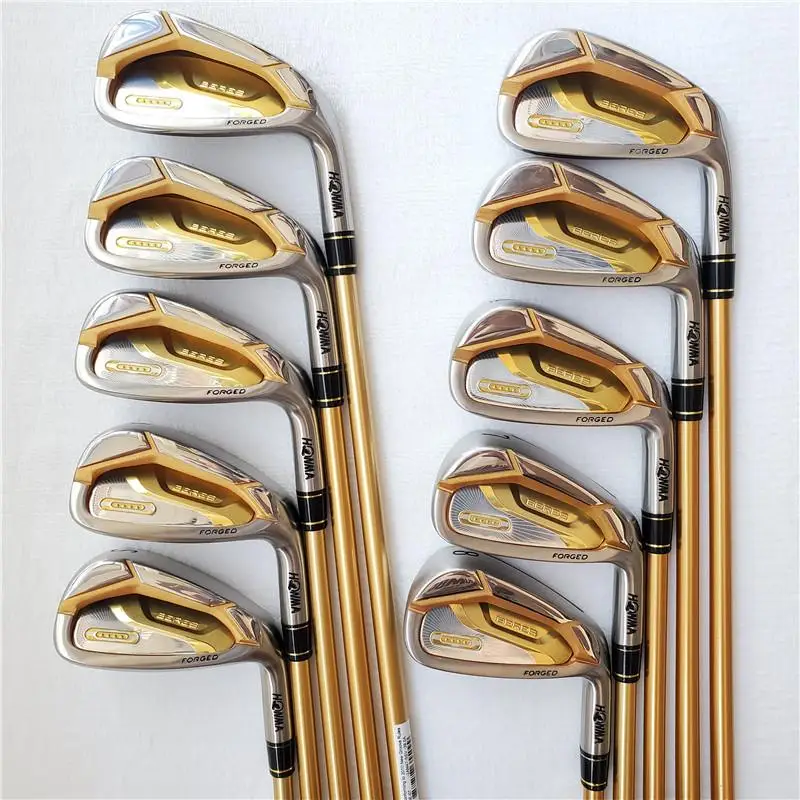 

10pcs New Golf clubs The Top Quality Honma S-07 4 Stars Golf Irons Graphite Shaft Regular/Stiff Flex+Golf Headcovers