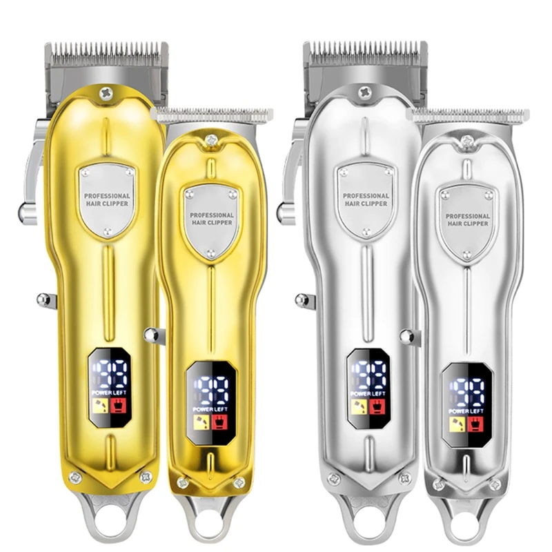 Hair Clippers for Men Cordless Close Cutting T-Blade Trimmer Kit Professional Hair Cutting Kit Beard Trimmer Barbers Men 
Hair Clippers for Men Cordless Close Cutting T-Blade Trimmer Kit Professional Hair Cutting Kit Beard Trimmer Barbers Men