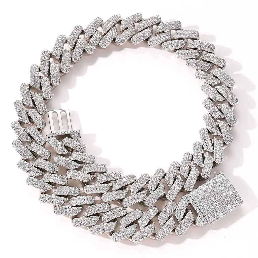 Men Hip Hop Miami Chain Necklace 20mm heavy Rhombus CZ Cuban Chains Iced Out Bling Necklace fashion jewelry For Gift
Men Hip Hop Miami Chain Necklace 20mm heavy Rhombus CZ Cuban Chains Iced Out Bling Necklace fashion jewelry For Gift