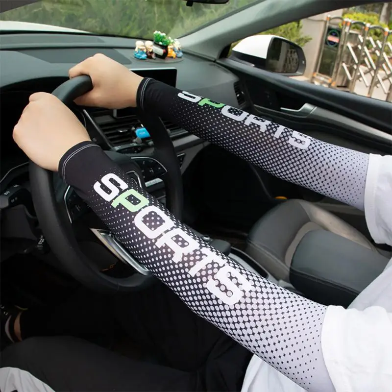New Long Gloves Ice Silk Sunscreen And UV Protection Arm Sleeves Hand Protection Sleeves Outdoor Arm Sports Cycling Sleeves
New Long Gloves Ice Silk Sunscreen And UV Protection Arm Sleeves Hand Protection Sleeves Outdoor Arm Sports Cycling Sleeves