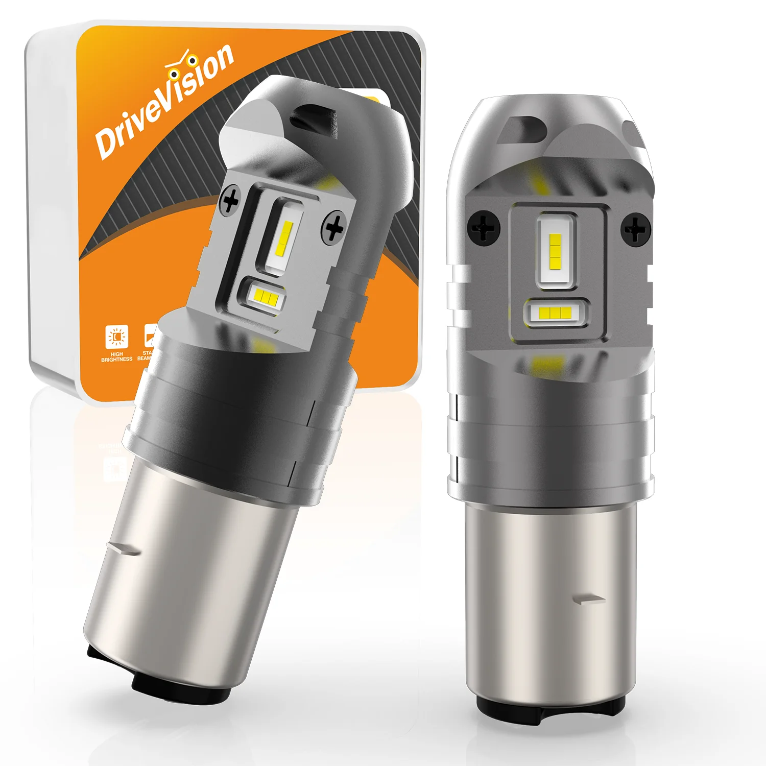 DRIVEVISION BA20D светодиодный мотоциклетная Лампа 6000 лм 12 В 24 в K 
DRIVEVISION BA20D светодиодный мотоциклетная Лампа 6000 лм 12 В 24 в K