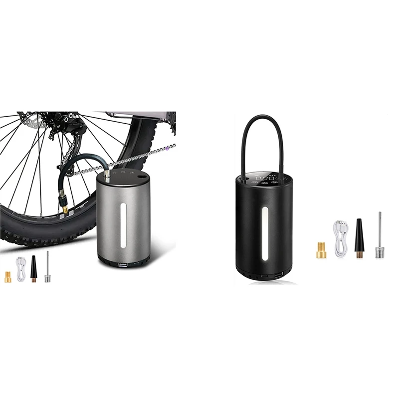 

Насос велосипедный портативный с манометром, помпа шаровая для накачивания велосипедов, клапаны для велосипедных насосов Presta и Schrader
