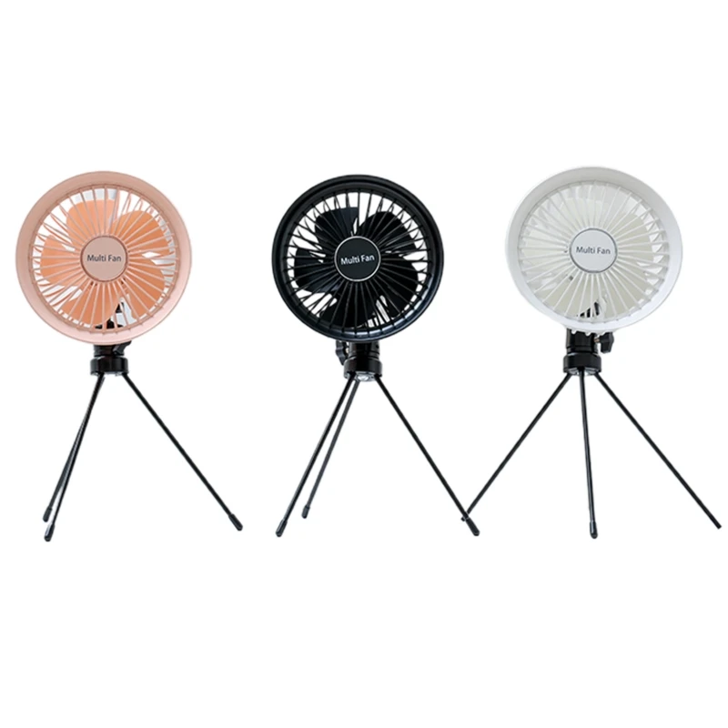 5.7 inch Rechargeable Camping Fan with LED Lamp +Tripod Ceiling Fan 3-Speed Hanging Fan USB for Bedroom Home 55KD
5.7 inch Rechargeable Camping Fan with LED Lamp +Tripod Ceiling Fan 3-Speed Hanging Fan USB for Bedroom Home 55KD