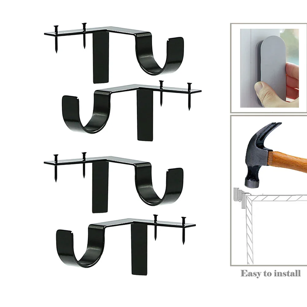 2PC Brand New Curtain Rod Bracket Curtain Pole Bracket Bracket 8*5.5cm Black/Silver Brackets Curtain Pole Bracket
2PC Brand New Curtain Rod Bracket Curtain Pole Bracket Bracket 8*5.5cm Black/Silver Brackets Curtain Pole Bracket