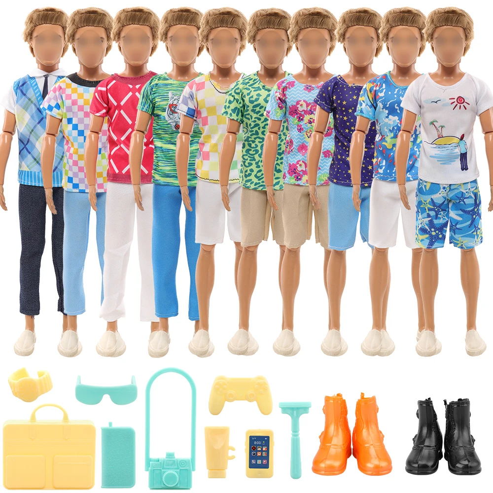 Barwa 21 Pieces Ken Doll Clothes=10 Doll Clothes+9 Doll Accessories+2 Boots Dress up for 32CM Ken Doll Kids Toys Gifts
Barwa 21 Pieces Ken Doll Clothes=10 Doll Clothes+9 Doll Accessories+2 Boots Dress up for 32CM Ken Doll Kids Toys Gifts