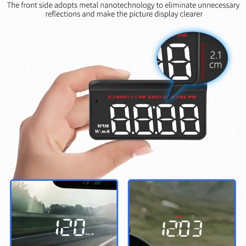 Car Portable Speed Monitor M3 Digital Car HUD Head Up Display Universal Refitted Obd High-definition Vehicle Mounted Display
Car Portable Speed Monitor M3 Digital Car HUD Head Up Display Universal Refitted Obd High-definition Vehicle Mounted Display