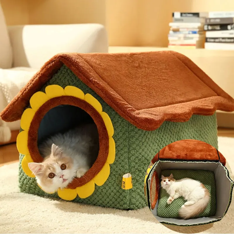 Милая бархатная кровать в форме подсолнуха для кошек, съемный чехол, большой дышащий теплый коврик для котят, товары для домашних животных д...
Милая бархатная кровать в форме подсолнуха для кошек, съемный чехол, большой дышащий теплый коврик для котят, товары для домашних животных д...
