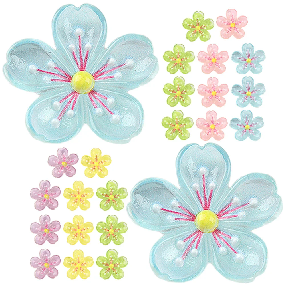 25 Pcs Cherry Blossom Headdress Making Flower Charm Mini Decoration DIY Headband Hairpin Festival Resin
25 Pcs Cherry Blossom Headdress Making Flower Charm Mini Decoration DIY Headband Hairpin Festival Resin