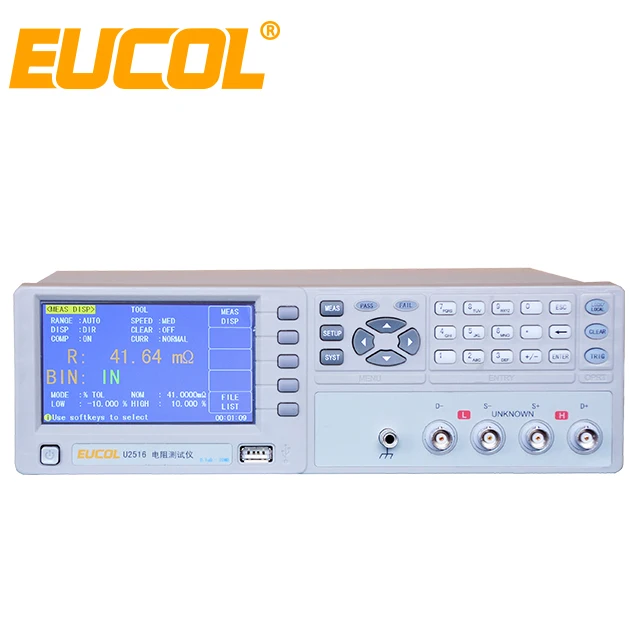 Brand New micro ohm Meter U2516B for Inductor Resistance DC Low ohmmeter Hot Product
Brand New micro ohm Meter U2516B for Inductor Resistance DC Low ohmmeter Hot Product