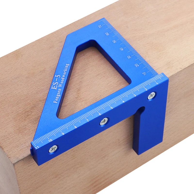 Woodworking Square Protractor Aluminum Alloy Miter Triangle Ruler High Precision Layout Measuring Tool For Engineer Carpenter
Woodworking Square Protractor Aluminum Alloy Miter Triangle Ruler High Precision Layout Measuring Tool For Engineer Carpenter