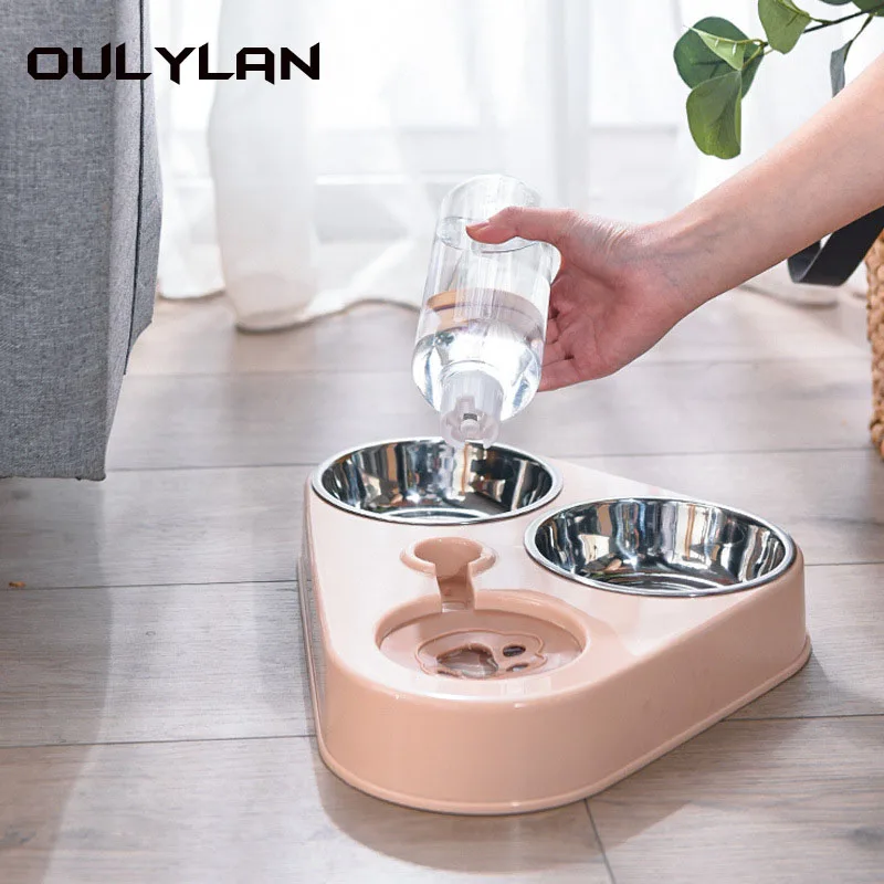 Oulylan 3In1 Pet Dog Cat Food Bowl with Bottle Automatic Drinking Feeder Fountain Durable Stainless Steel 3 Bowls Pet Supplies
Oulylan 3In1 Pet Dog Cat Food Bowl with Bottle Automatic Drinking Feeder Fountain Durable Stainless Steel 3 Bowls Pet Supplies