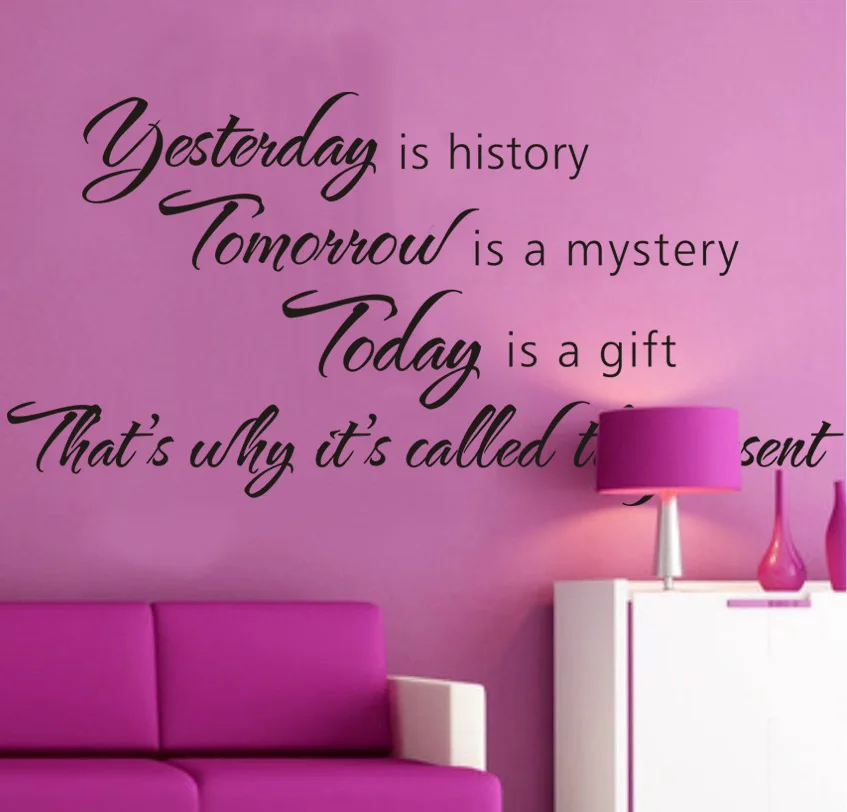 Carved Yesterday Is History English Wall Stickers for Living Room Home Decoration Wall Posters Self-adhesive
Carved Yesterday Is History English Wall Stickers for Living Room Home Decoration Wall Posters Self-adhesive