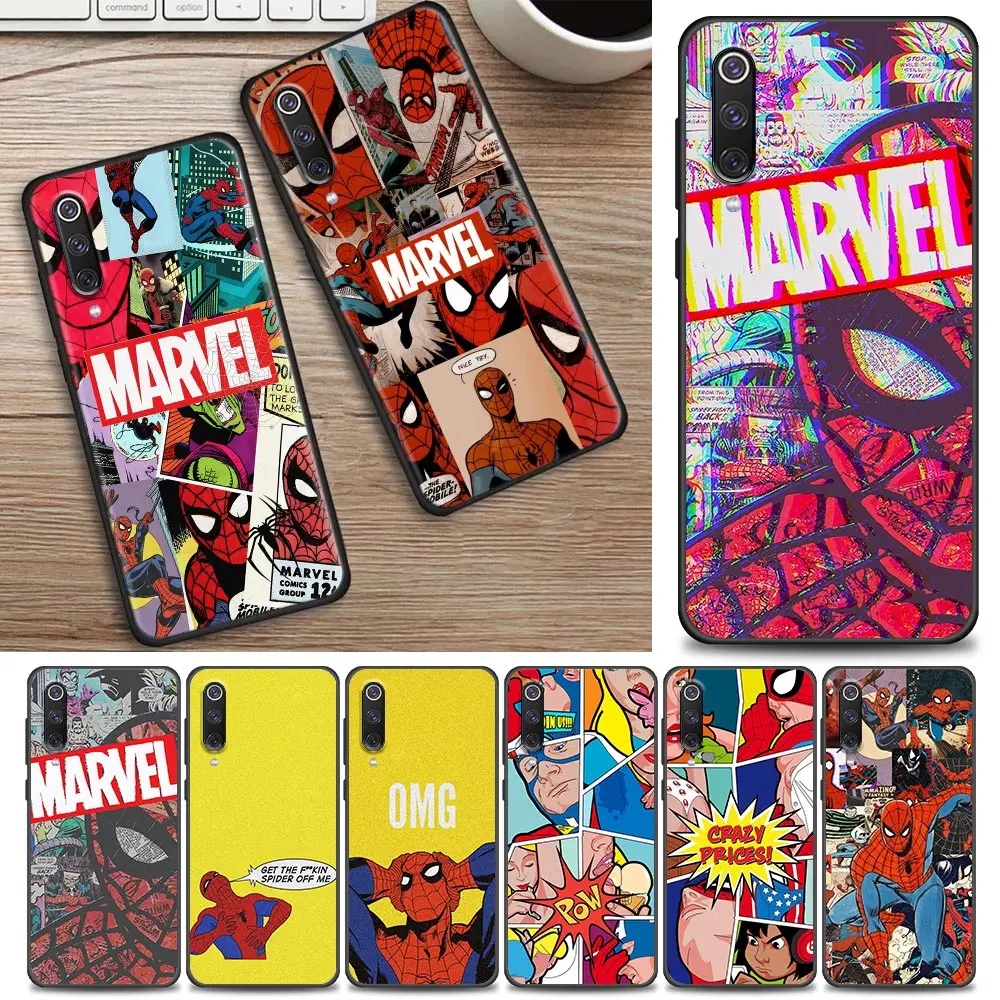Silicone Case for Xiaomi Mi 9Lite 8 9 9T 10T A2 Lite 9SE CC9 Note 10 Pro 5G Soft Funda Cover Spider-Man Art Marvel Comics
Silicone Case for Xiaomi Mi 9Lite 8 9 9T 10T A2 Lite 9SE CC9 Note 10 Pro 5G Soft Funda Cover Spider-Man Art Marvel Comics