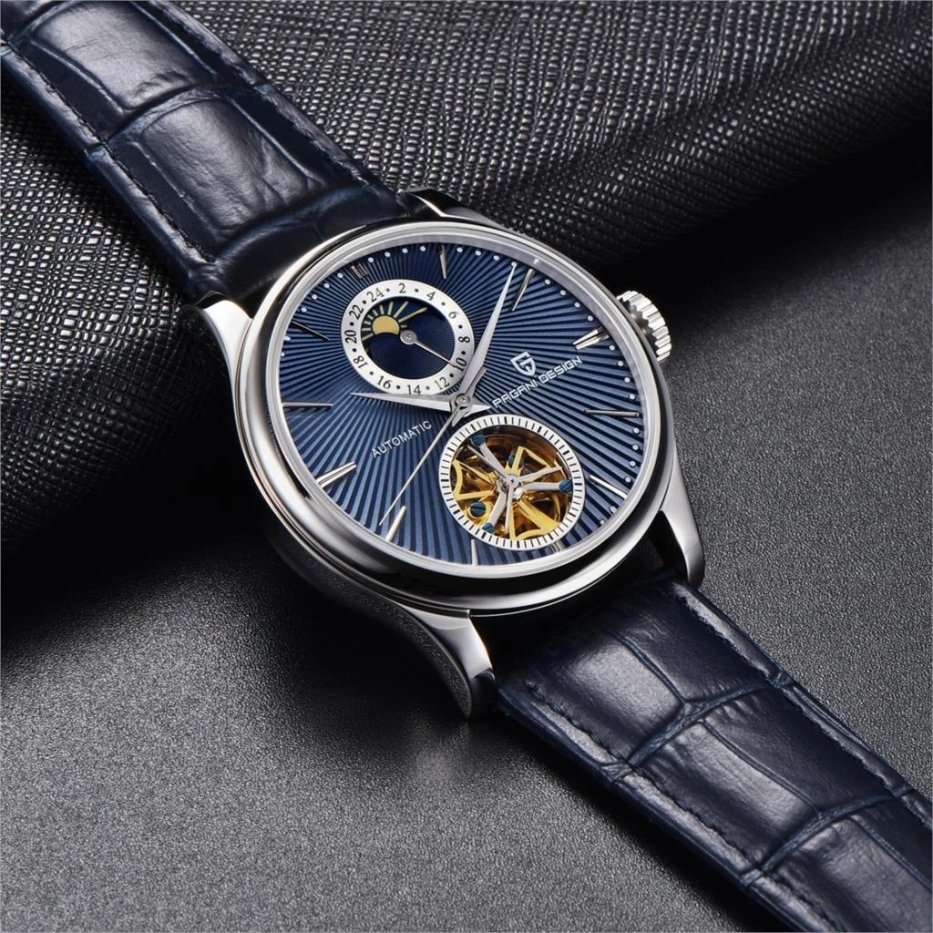 PAGANI DESIGN Luxury Brand Mechanical Watches AutomaticTourbillon Sports Watch Sapphire Glass Leather Wristwatch Relojes Hombre
PAGANI DESIGN Luxury Brand Mechanical Watches AutomaticTourbillon Sports Watch Sapphire Glass Leather Wristwatch Relojes Hombre