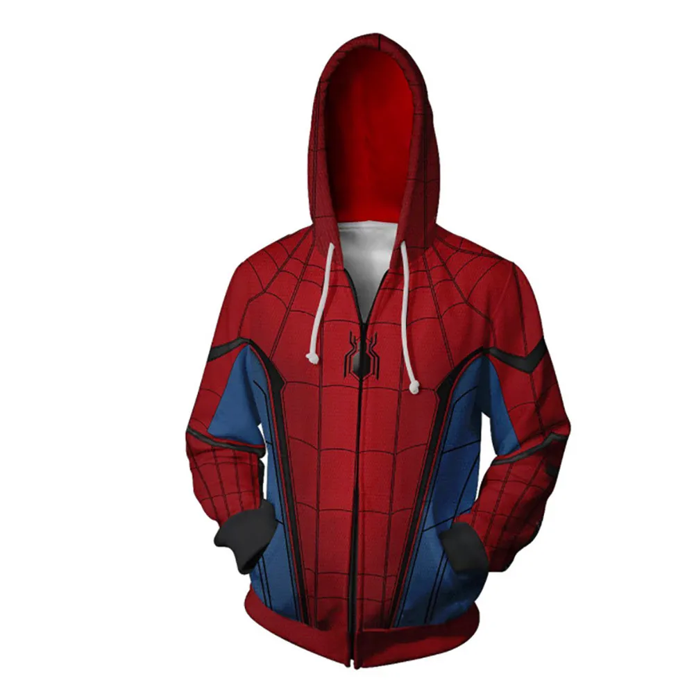 Marvel Homecoming Scarlet Spider Cosplay Hoodie Movie Superhero 3D Printed Autumn Men Casual Autumn Winter Hoodie Streetwear
Marvel Homecoming Scarlet Spider Cosplay Hoodie Movie Superhero 3D Printed Autumn Men Casual Autumn Winter Hoodie Streetwear
