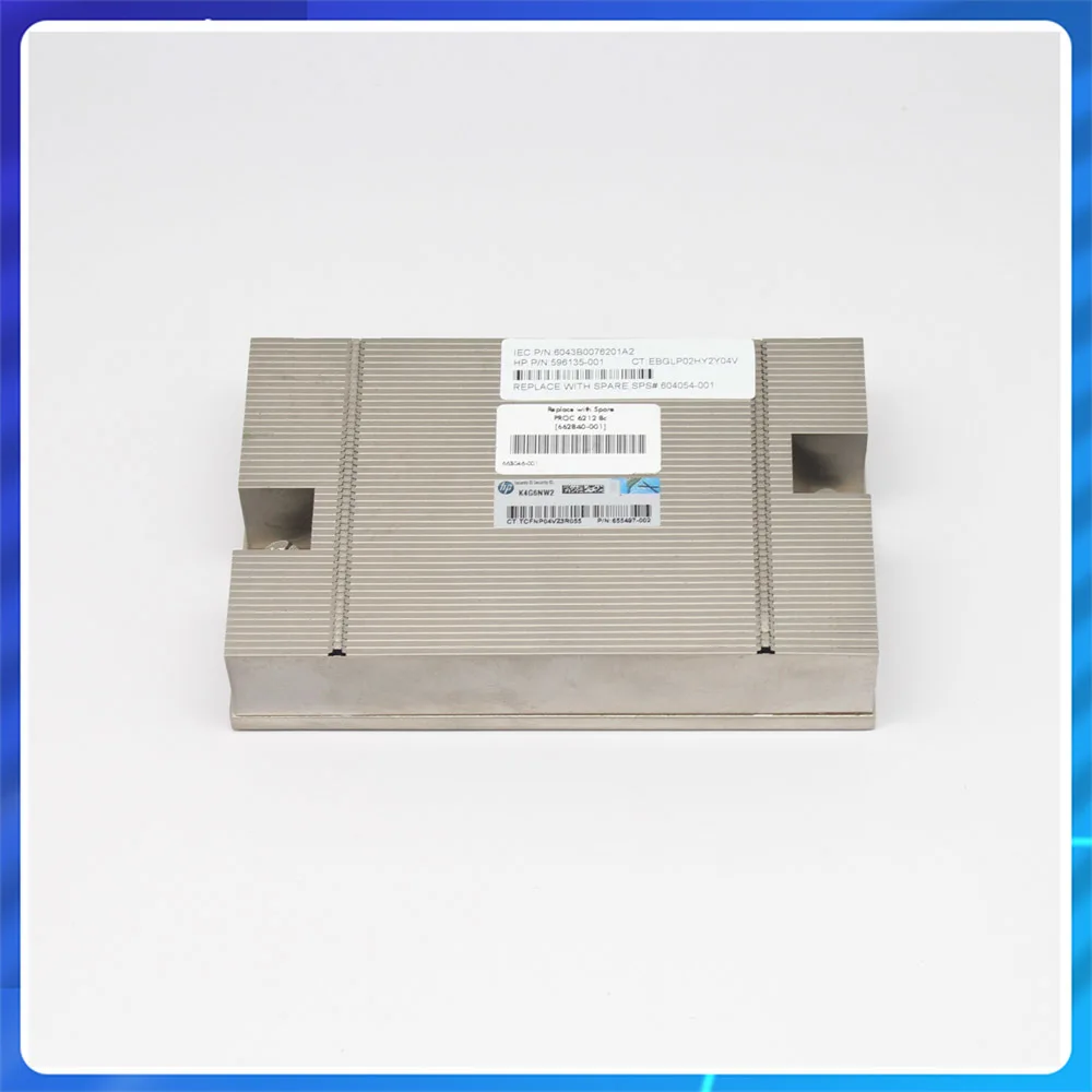 Original FOR HP Proliant DL585 G7 DL585G7 Server Cooling Heatsink 604054-001 596135-001 for HPE Heatsink Assembly
Original FOR HP Proliant DL585 G7 DL585G7 Server Cooling Heatsink 604054-001 596135-001 for HPE Heatsink Assembly