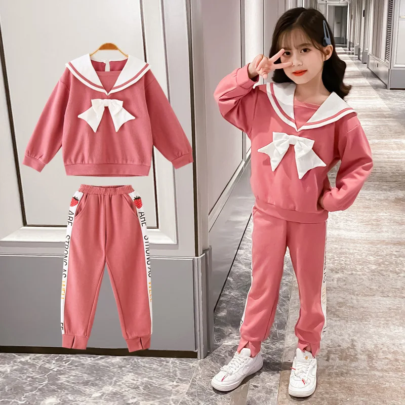 3-13 Years Kids Girl Clothes Set Long Sleeve Sweatshirt Pants Outfits Children Autumn Tracksuit Bow Toddler Clothing Sets
3-13 Years Kids Girl Clothes Set Long Sleeve Sweatshirt Pants Outfits Children Autumn Tracksuit Bow Toddler Clothing Sets