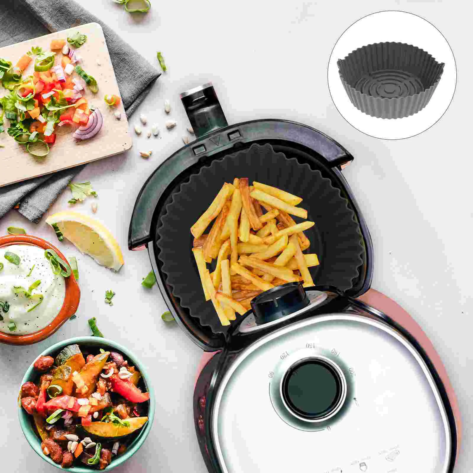 Air Fryer Silicone Oven Pan Mat Pot Liners Toaster Pans Reusable Baking Basket Round Replacement Cake Paper Liner Pad
Air Fryer Silicone Oven Pan Mat Pot Liners Toaster Pans Reusable Baking Basket Round Replacement Cake Paper Liner Pad