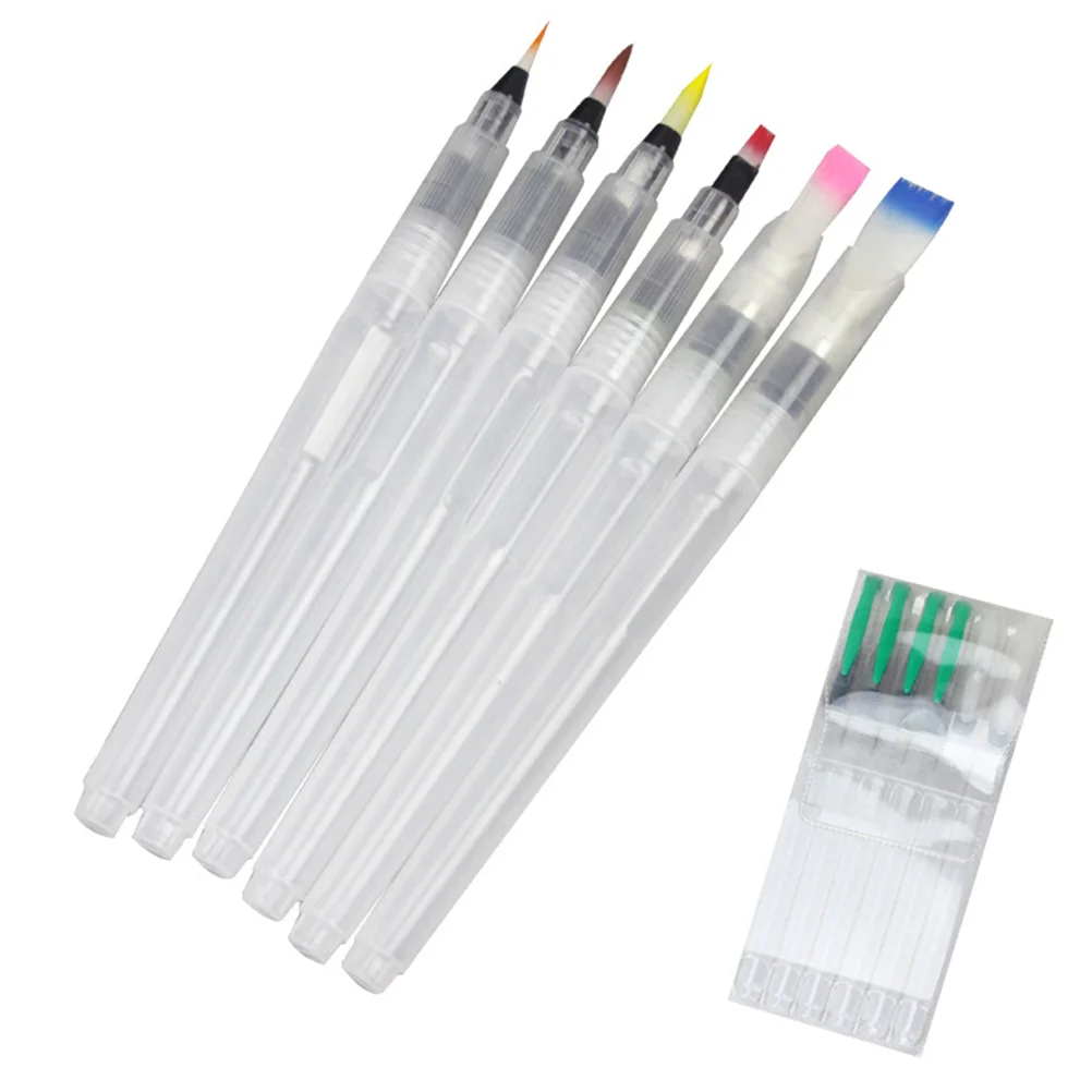 Watercolor Brush Pens Painting Brushes Round Point Tip Paintbrushes Flat Paintbrushes DIY Supplies for Kids Adults
Watercolor Brush Pens Painting Brushes Round Point Tip Paintbrushes Flat Paintbrushes DIY Supplies for Kids Adults