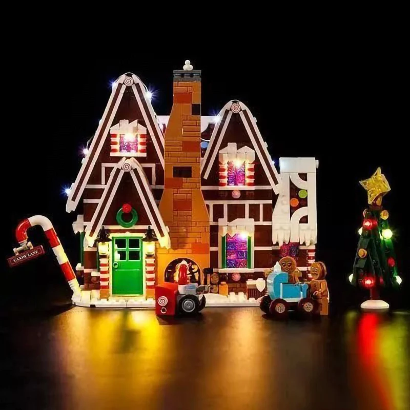 Набор имбирного домика, совместимый с моделями 10267 DIY, зимняя деревня, строительные блоки, кирпичи, игрушки для детей, подарки на день рождения для девочек 
Набор имбирного домика, совместимый с моделями 10267 DIY, зимняя деревня, строительные блоки, кирпичи, игрушки для детей, подарки на день рождения для девочек