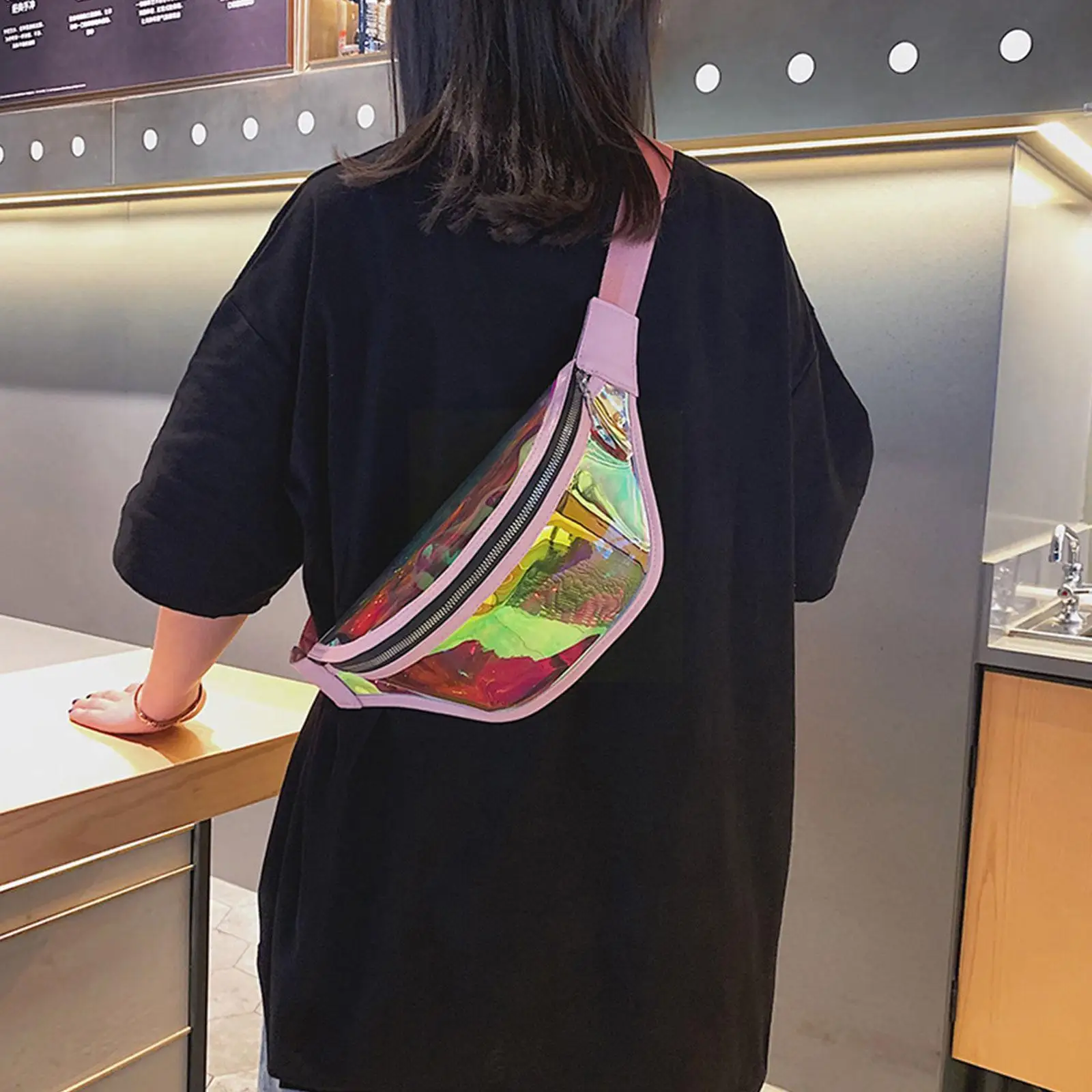 Holographic Waist Bag Designer Zipper Chest Bag Sport Travel Girl Waist Belt Bags Fashion Phone Waist Pack For Women Fanny D3O2
Holographic Waist Bag Designer Zipper Chest Bag Sport Travel Girl Waist Belt Bags Fashion Phone Waist Pack For Women Fanny D3O2