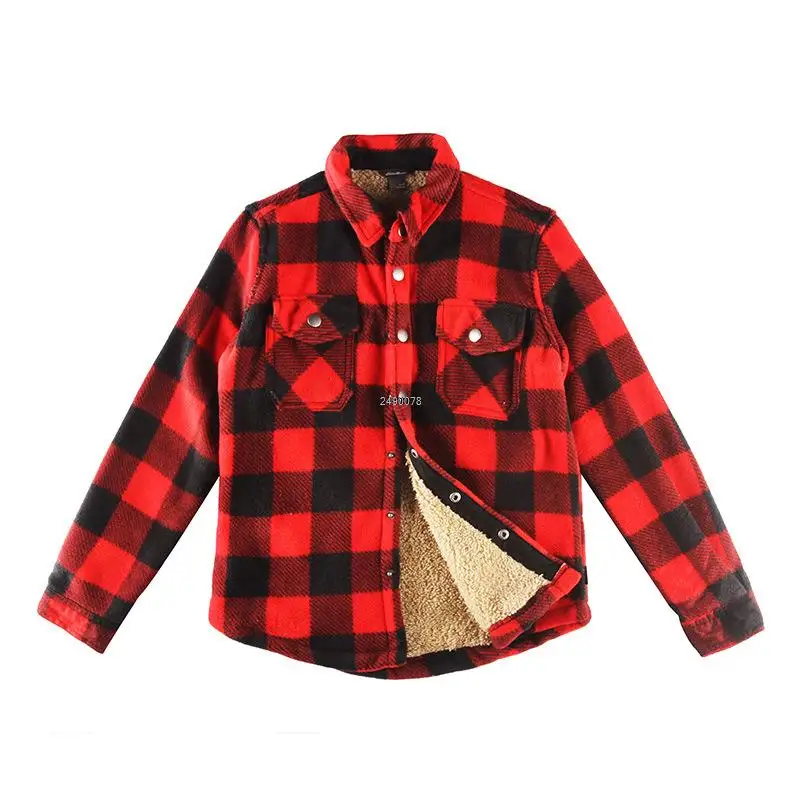 Boys Girls Winter Thick Warm Shirt School Kids Plaid Cotton Shirt Teenage Plus Velvet Blouse Children Fashion Performance Blouse
Boys Girls Winter Thick Warm Shirt School Kids Plaid Cotton Shirt Teenage Plus Velvet Blouse Children Fashion Performance Blouse