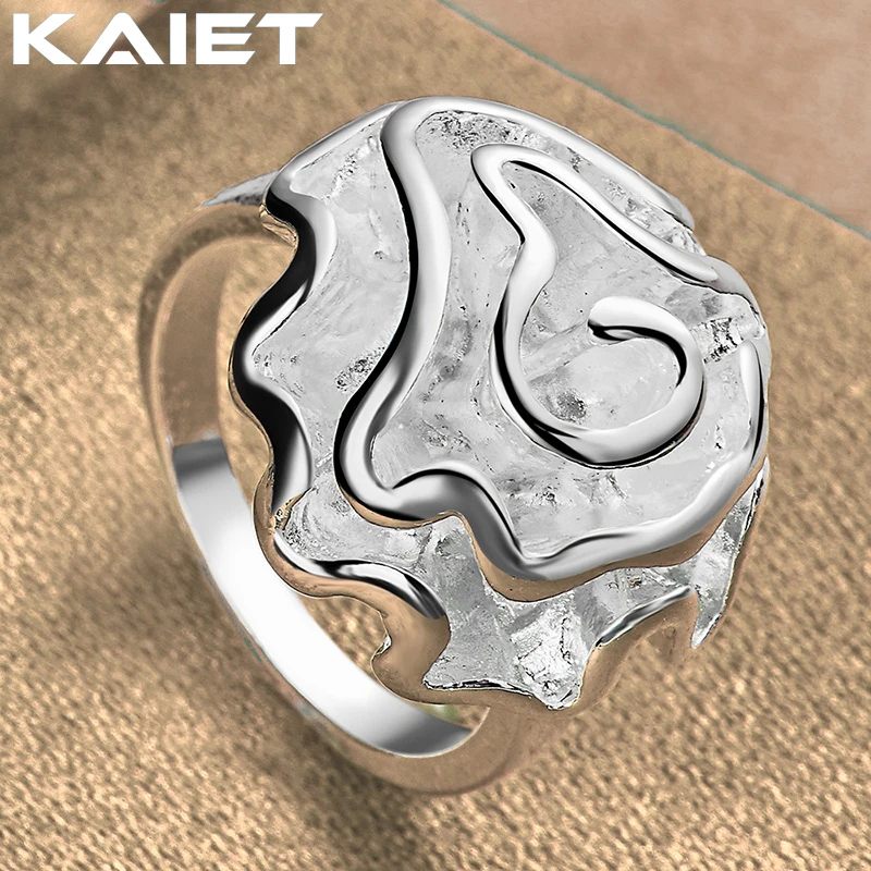 KAIET Fashion Silver Color Rose 6-10# Ring Wedding Party Charm Accessories Gift For Women Jewelry
KAIET Fashion Silver Color Rose 6-10# Ring Wedding Party Charm Accessories Gift For Women Jewelry