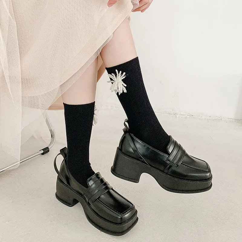 Sweet Bowknot Pearl Lace Stockings Girl Princess Wind Lolita Heap Socks Children Knee High Sock Soft Girl White Mid Tube Socks
Sweet Bowknot Pearl Lace Stockings Girl Princess Wind Lolita Heap Socks Children Knee High Sock Soft Girl White Mid Tube Socks