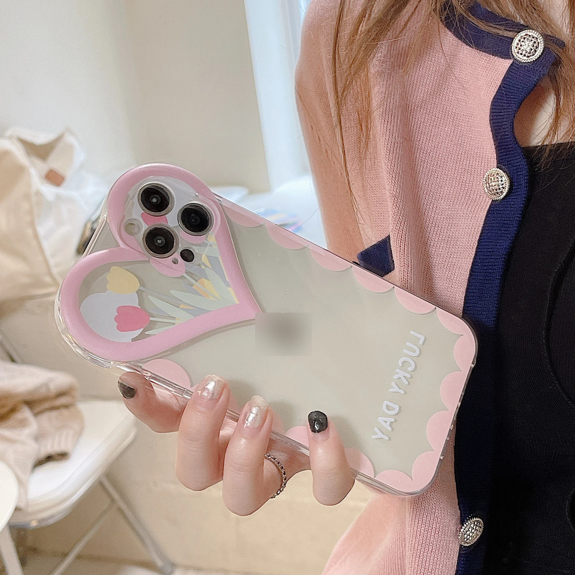 Tulip Flowers Pink Phone Case For Iphone Tansparent TPU Large Hearts Phone Case For iphone 13 12 11 Pro X XR XS Max Phone Case
Tulip Flowers Pink Phone Case For Iphone Tansparent TPU Large Hearts Phone Case For iphone 13 12 11 Pro X XR XS Max Phone Case