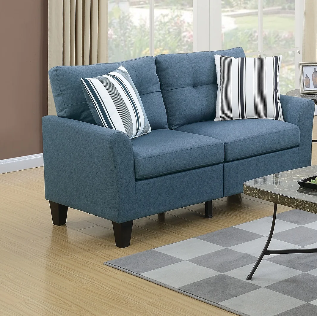 Modern Minimalist Living Room Furniture 2pc Sofa Set Sofa Square Arm Sofa with Reversible Cushions Multiple Colors
Modern Minimalist Living Room Furniture 2pc Sofa Set Sofa Square Arm Sofa with Reversible Cushions Multiple Colors