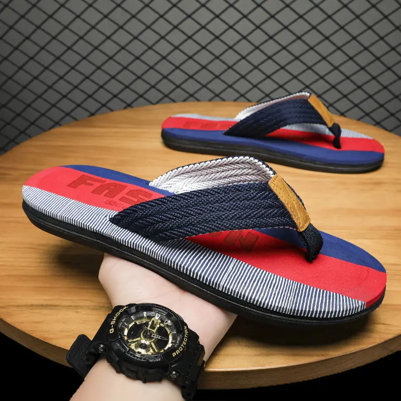 Fashionable and Comfortable Wear-resistant Man Slippers 2022 Summer New Mens Beach Shoes Lightweight Outdoor Non-slip Flip-flops
Fashionable and Comfortable Wear-resistant Man Slippers 2022 Summer New Mens Beach Shoes Lightweight Outdoor Non-slip Flip-flops