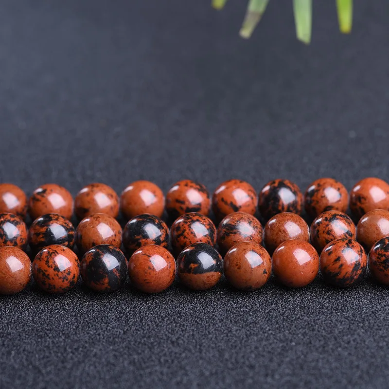 Natural Stone Mahogany Obsidian Round Loose Beads For Jewelry Making Diy Bracelet Necklace Spacer Pearl Beads 4/6/8/10mm
Natural Stone Mahogany Obsidian Round Loose Beads For Jewelry Making Diy Bracelet Necklace Spacer Pearl Beads 4/6/8/10mm