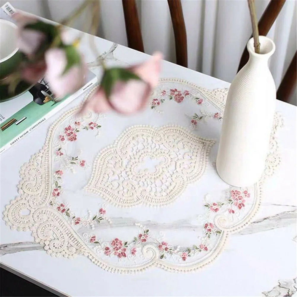 Rose Embroiled Tablecloth Table Runner Wedding Dinner Decoration Cloth Sofa Mat Home Decor Polyester Fiber For Various Tables
Rose Embroiled Tablecloth Table Runner Wedding Dinner Decoration Cloth Sofa Mat Home Decor Polyester Fiber For Various Tables