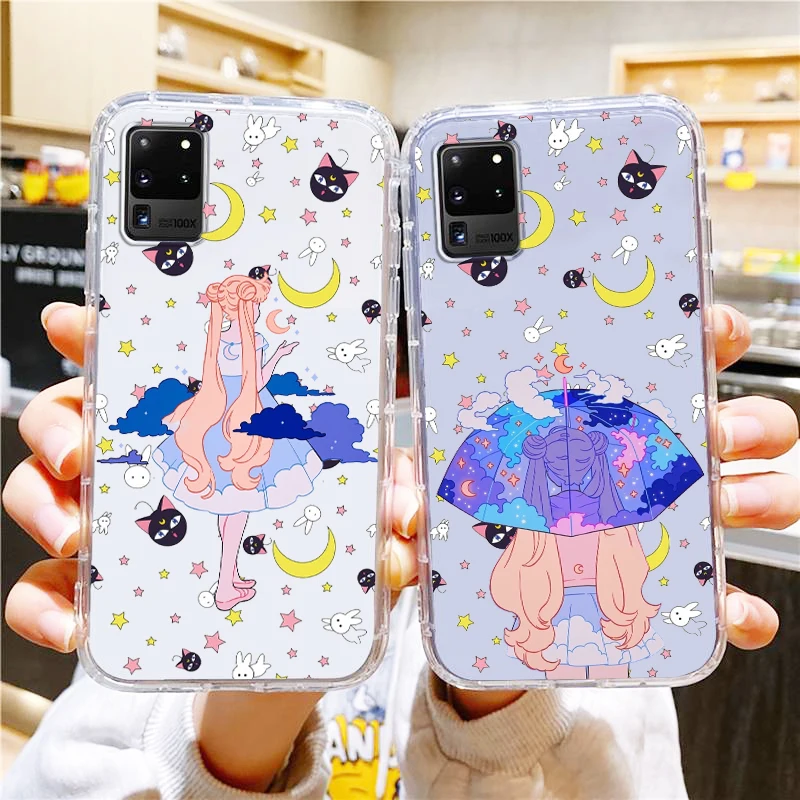 Cartoon Sailor Moon Anime Phone Case For Samsung A73 A70 A20 A10 A8 Note 20 10 9 Ultra Lite F23 M52 M21 j8 j7 j6 Transparent
Cartoon Sailor Moon Anime Phone Case For Samsung A73 A70 A20 A10 A8 Note 20 10 9 Ultra Lite F23 M52 M21 j8 j7 j6 Transparent