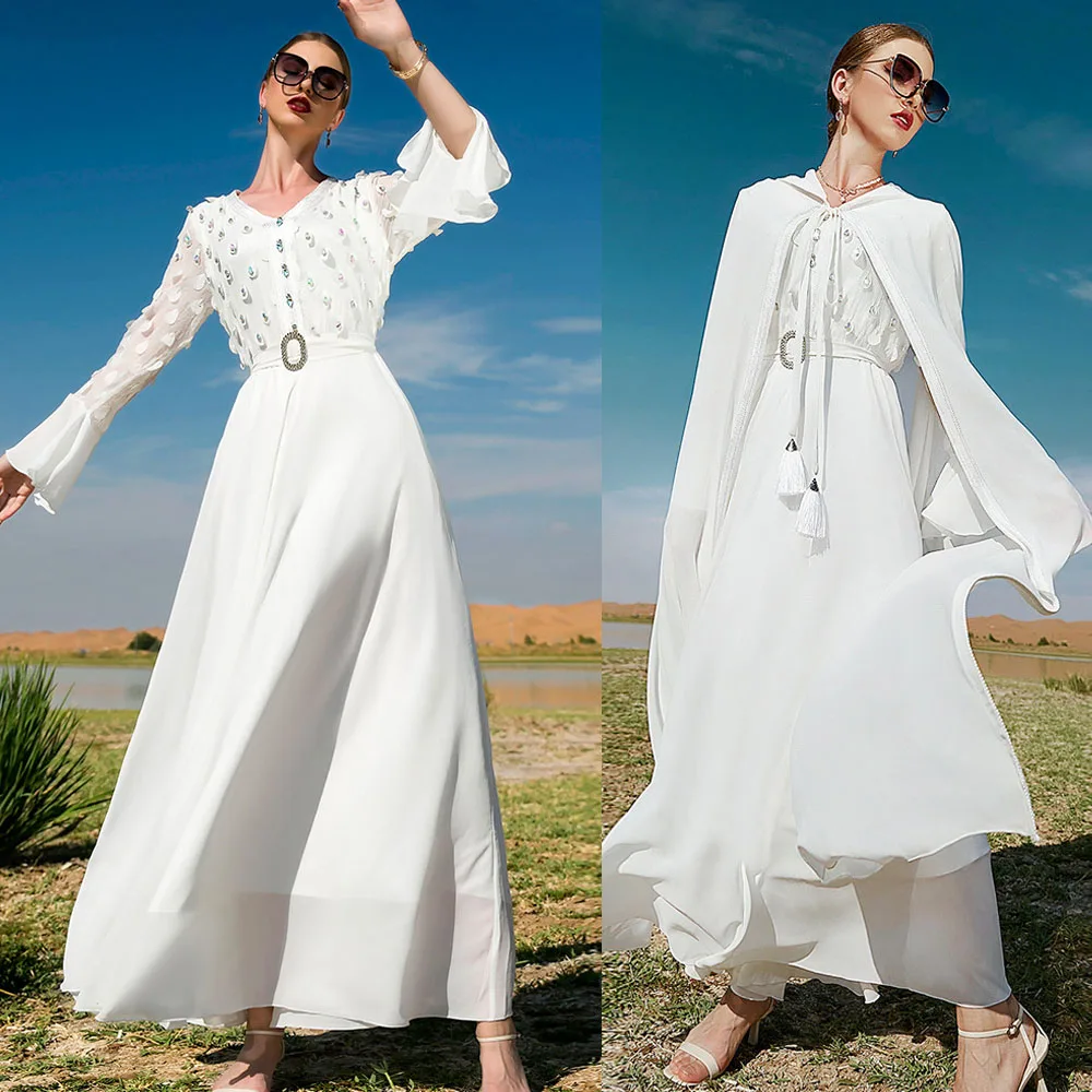 Dubai Abaya Muslim Women Long Dress Rhinestone Party Gown Islam Arab Middle East Kaftan Moroccan Jalabiya Ramadan Turkey Holiday
Dubai Abaya Muslim Women Long Dress Rhinestone Party Gown Islam Arab Middle East Kaftan Moroccan Jalabiya Ramadan Turkey Holiday