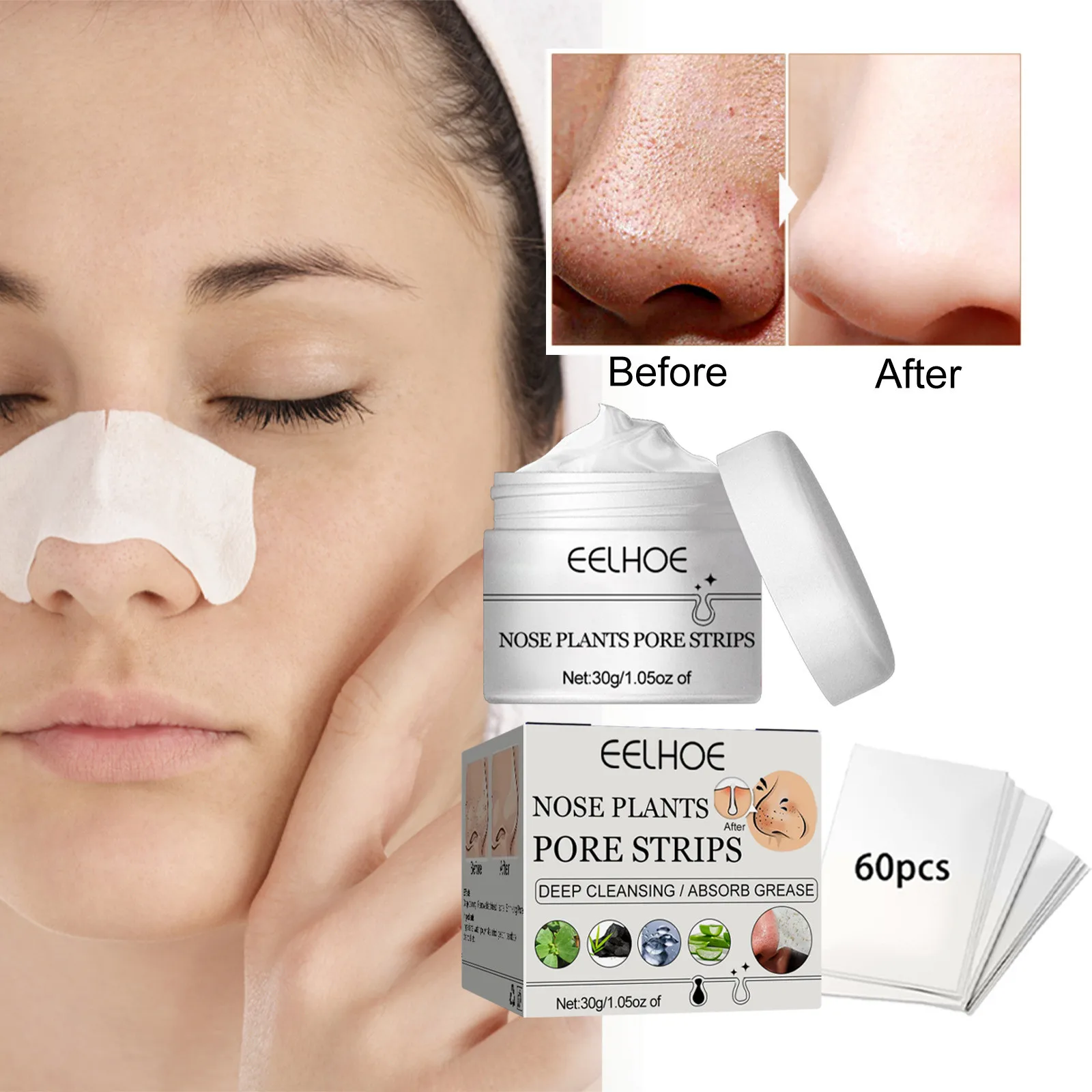 Face Blackheads Remover Peel Off Black Dots Mask Skin Care Product Nose Pore Strips Stickers Acne Repair Treatment Facial Masks
Face Blackheads Remover Peel Off Black Dots Mask Skin Care Product Nose Pore Strips Stickers Acne Repair Treatment Facial Masks