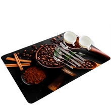 Coffee Coffee Corner Decoration and Table Accessories Chili Expandable Dish Drying Mats Wholesale Spices Mat for Drying Dishes