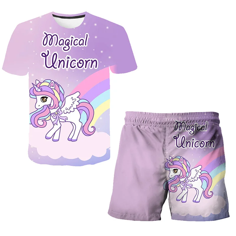2022 Summer New Boys Girls Unicorn Set Children Fashion Cartoon T Shirts Short Pants 2pcs/suit Kids Casual Cute Tops Tees 4-14 Y
2022 Summer New Boys Girls Unicorn Set Children Fashion Cartoon T Shirts Short Pants 2pcs/suit Kids Casual Cute Tops Tees 4-14 Y