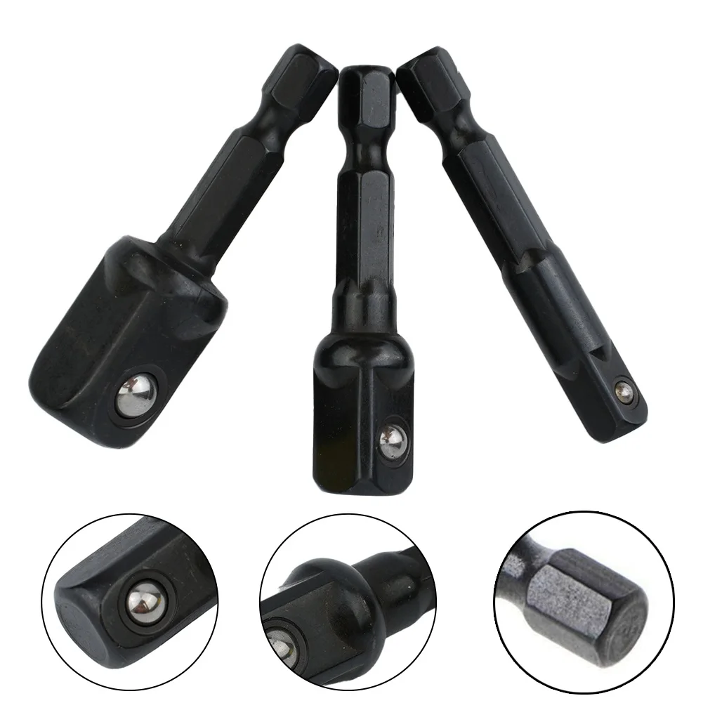 3Pcs Chrome Vanadium Steel Socket Adapter Set Hex Shank 1/4" 3/8" 1/2" Extension Drill Bits Bar Set Non-slip Durable Hand Tools
3Pcs Chrome Vanadium Steel Socket Adapter Set Hex Shank 1/4" 3/8" 1/2" Extension Drill Bits Bar Set Non-slip Durable Hand Tools
