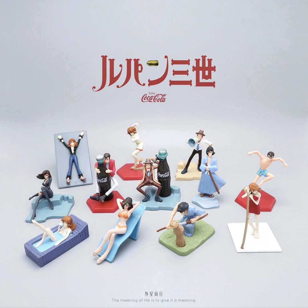 Lupin, третья мини-модель мин Fujiko Jigen Daisuke Ishikawa Goemon Cola, экшн-фигурка, модель, игрушки для конфет
Lupin, третья мини-модель мин Fujiko Jigen Daisuke Ishikawa Goemon Cola, экшн-фигурка, модель, игрушки для конфет