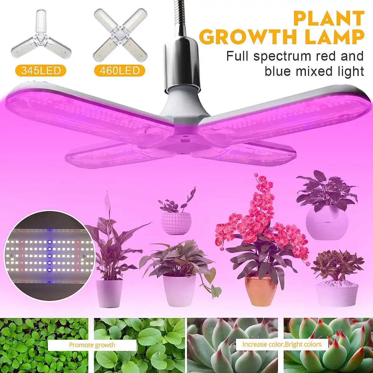 3000W 6000W Foldable LED Grow Light Full Spectrum E27 Plant Growing Light Phytolamp Bulb For Indoor Plants Flower SeedlingS
3000W 6000W Foldable LED Grow Light Full Spectrum E27 Plant Growing Light Phytolamp Bulb For Indoor Plants Flower SeedlingS